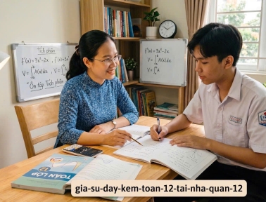 Gia Sư Dạy Kèm Toán 12 Tại Nhà Quận 12: Đột Phá Điểm Số Cùng Gia Sư Nguyên Anh
