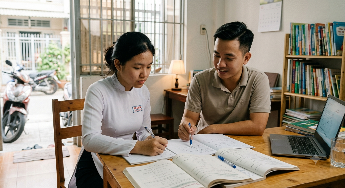 Vì sao học sinh cấp 3 tại phường Trung Mỹ Tây cần gia sư kèm tại nhà?