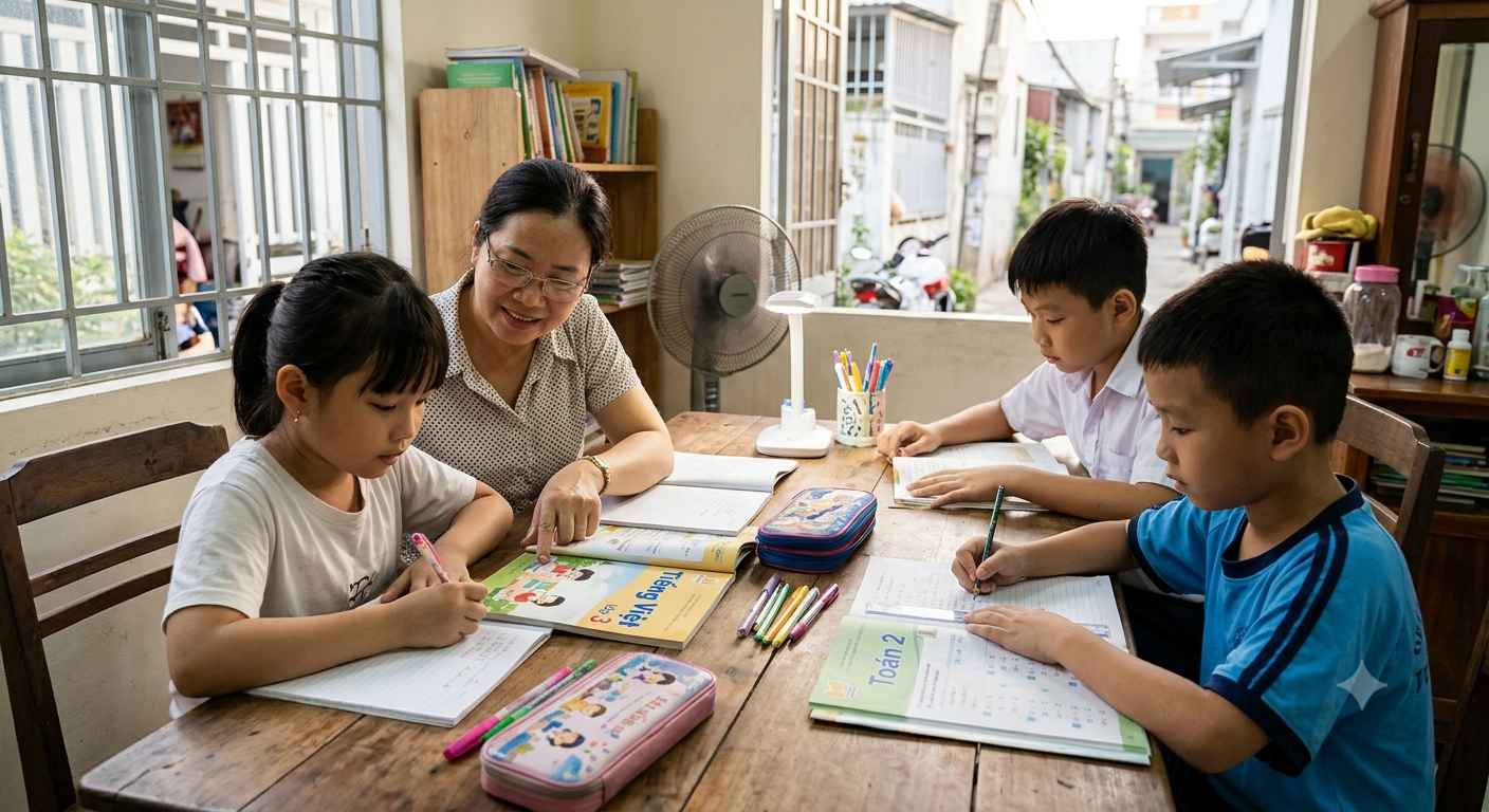 Tổng quan về nhu cầu học tập của học sinh tiểu học tại phường Trung Mỹ Tây